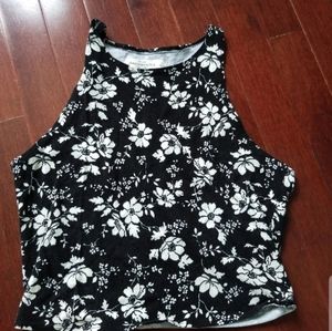 Floral crop top